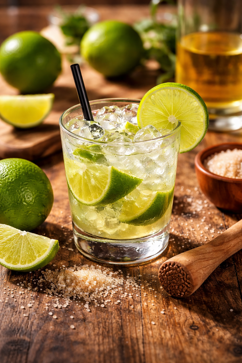 Receita de Caipirinha Clássica de Limão