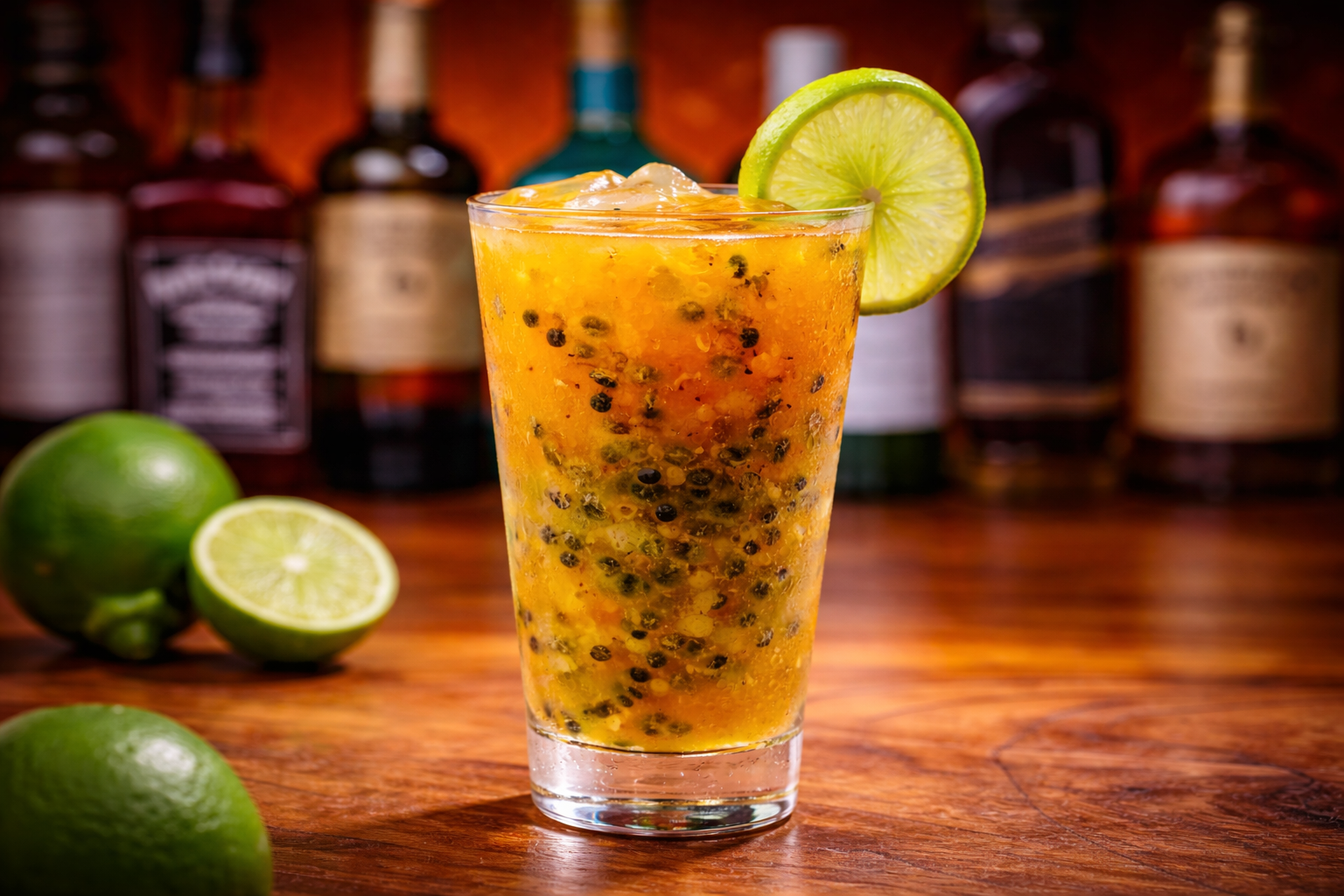 Receita de Caipirinha de Maracujá